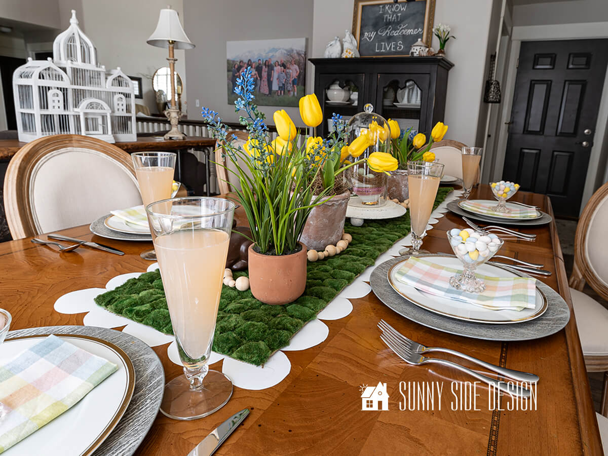 Create a Beautiful Easter Tablescape on a Budget | Sunnyside Home