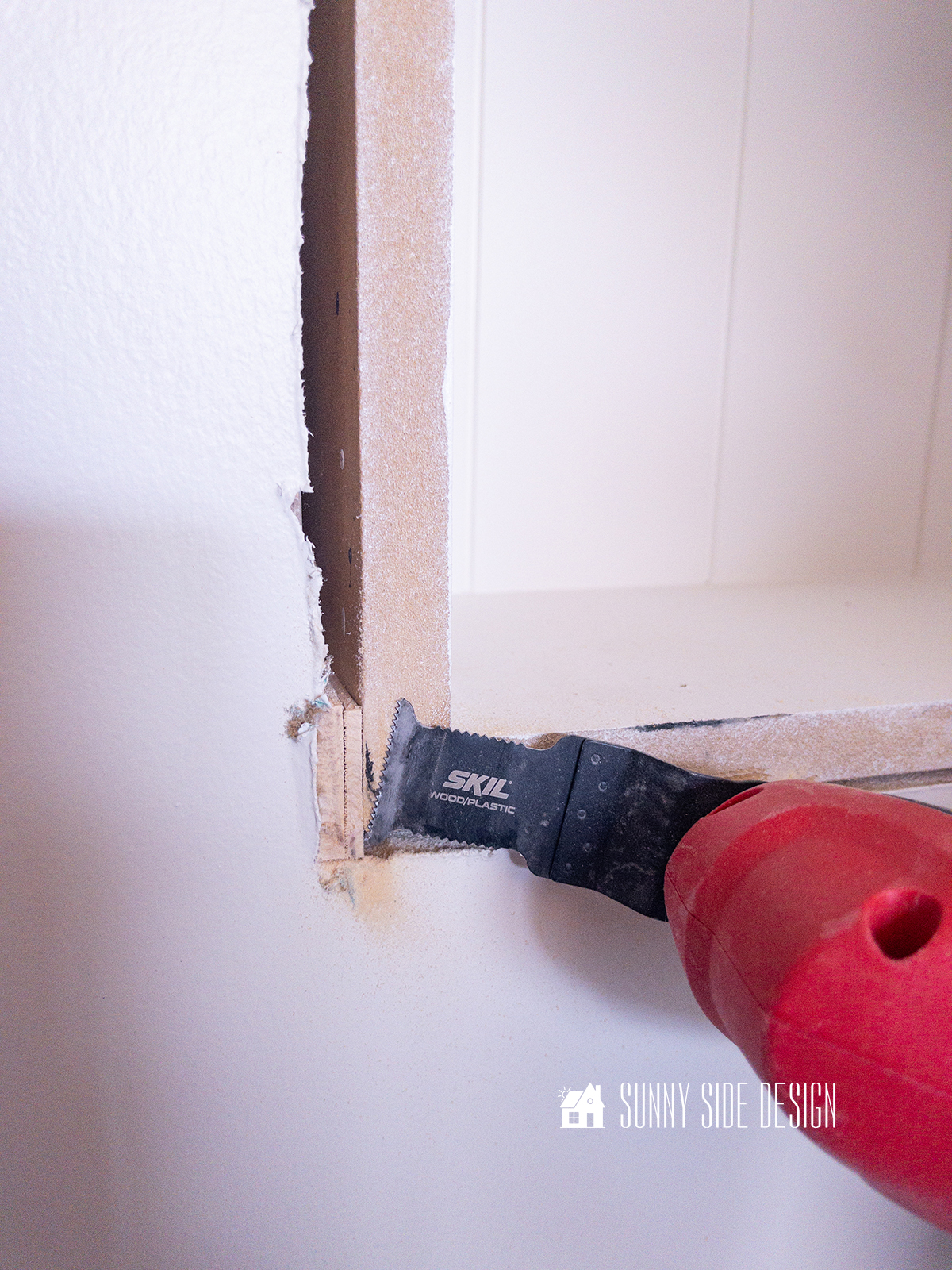 Simple Bathroom DIY Recessed Shelf in a Wall | Sunnyside Home