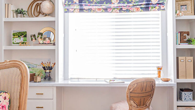 DIY Built In Desk