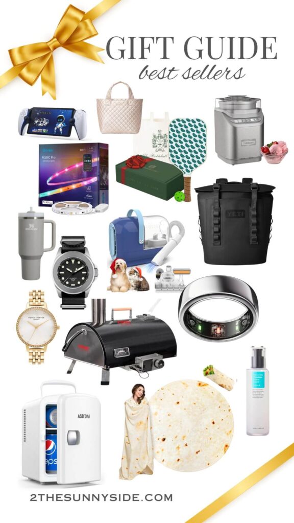 The best Christmas gift ideas and gift guide of the top best sellers of 2024. Collage image of holiday gift ideas for everyone on your list.