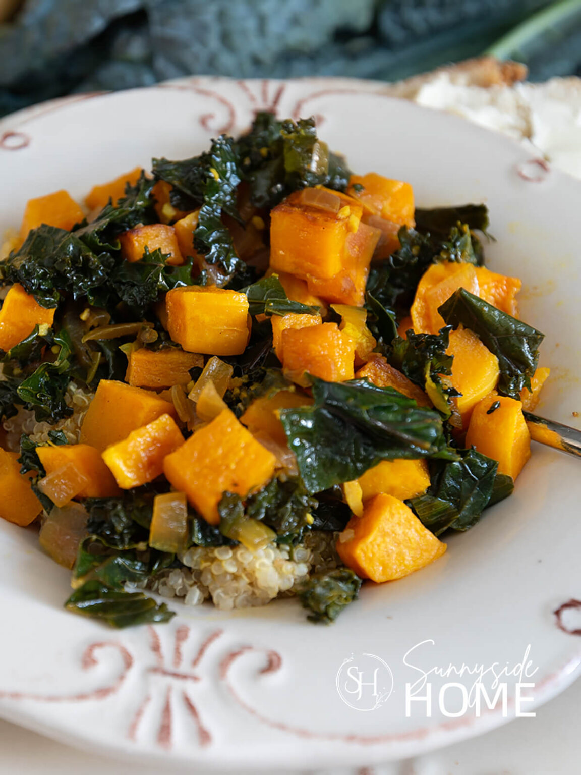 Easy Curry Butternut Squash and Kale That's So Satisfying