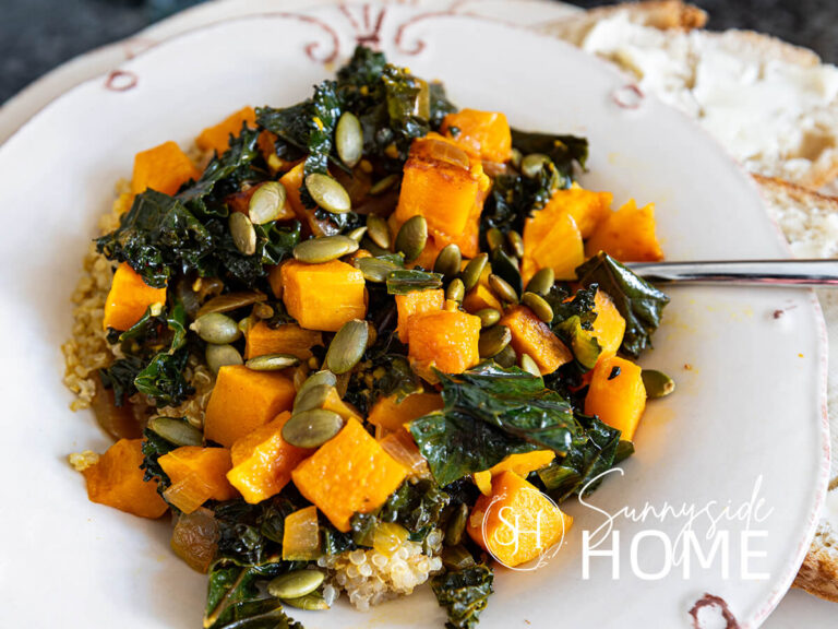Easy Curry Butternut Squash and Kale That's So Satisfying