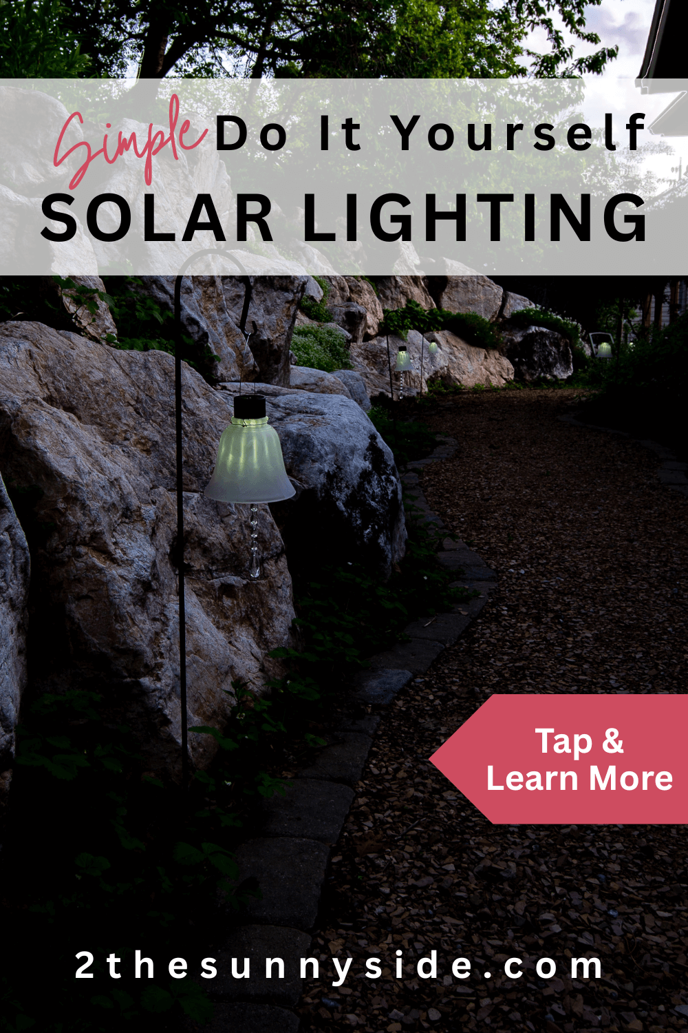Simple and Cheap DIY Garden Lighting for Cozy Evenings | Sunnyside Home