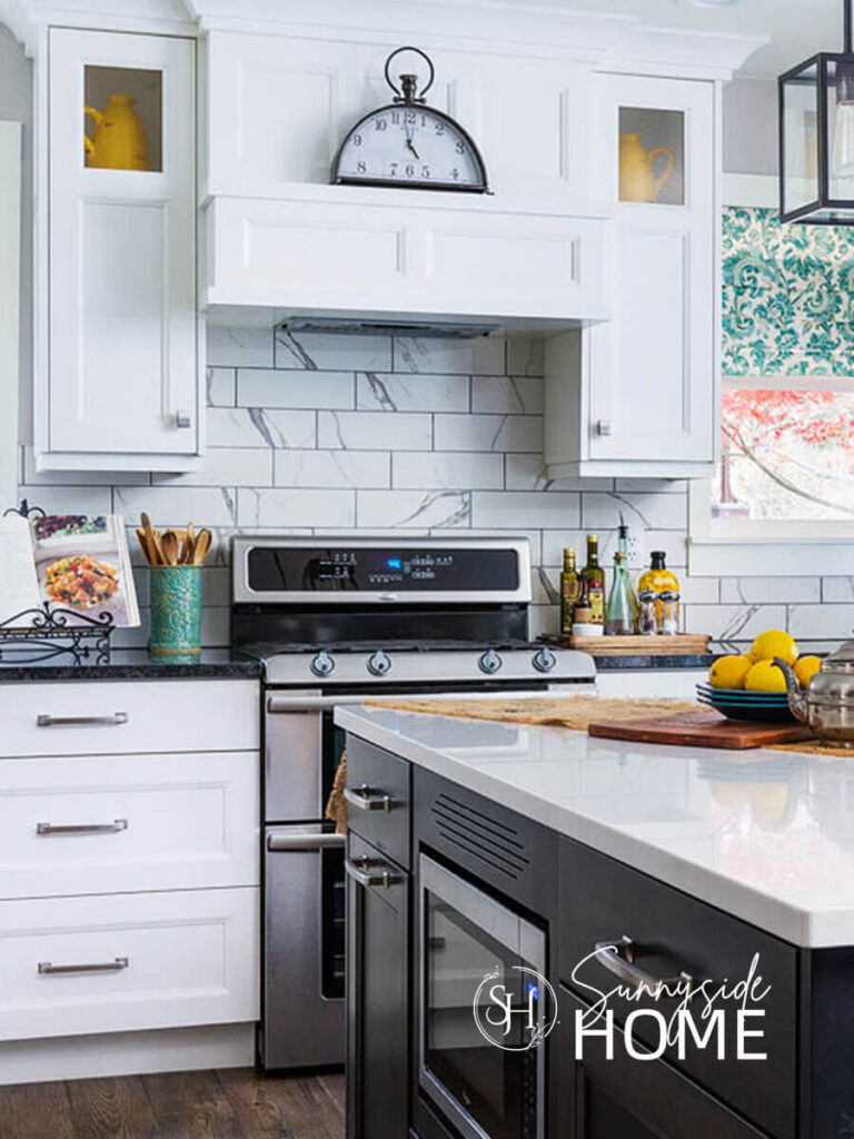 Daily cleaning habits in the kitchen include cleaning up as you cook, wiping down counters as cook and nightly, and wipe stove top after cooking.